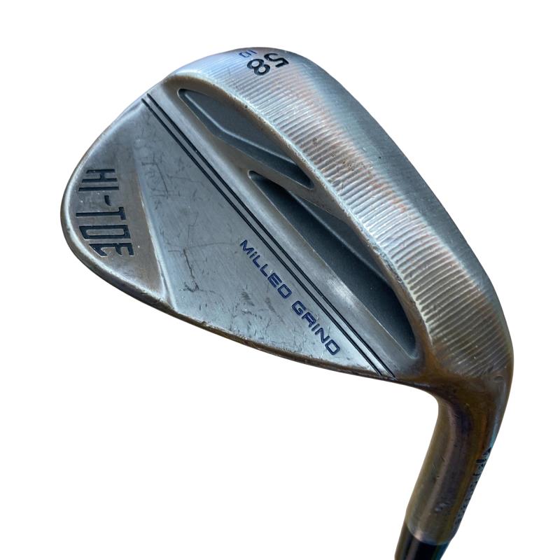 【中古】 仕立て屋お手伝いさん Taylor Made MILLED GRIND HI-TOE(2022) 58°/10° ウェッジ WG Dynamic Gold (フレックスS) メンズ 成人男性用 右利き 右用 D価値づける ゴルフ野球クラブ
