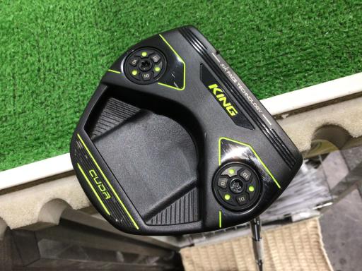 【中古】 コブラ KING CUDA シングルベンド 34in パター PT スチール写真 (フレックス余分の物) メンズ 成人男性用 右利き 右用 C序列付ける ゴルフ野球クラブ ゴルフ-パター