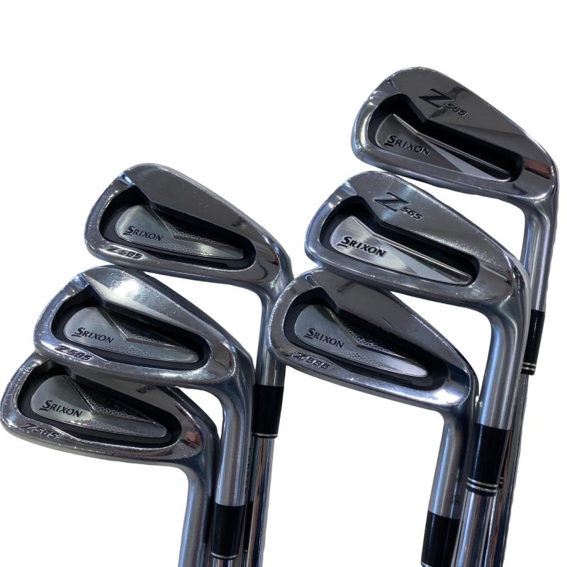 【中古】 ダンロップ SRIXON Z585 6S アイアンセット IR NS PRO 950GH D.S.T (フレックスS) メンズ 男性用 右利き 右用 Cランク ゴルフクラブ