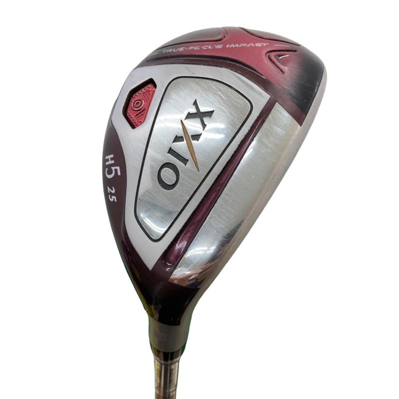 【中古】 ダンロップ XXIO(2018) H5(ボルドーワイン) レディース ありがた味 UT XXIO MP1000L(変わり種) ボルドーワイン (フレックスA) レディース お上さん用 右利き 右用 C序列付ける ゴルフ野球クラブ
