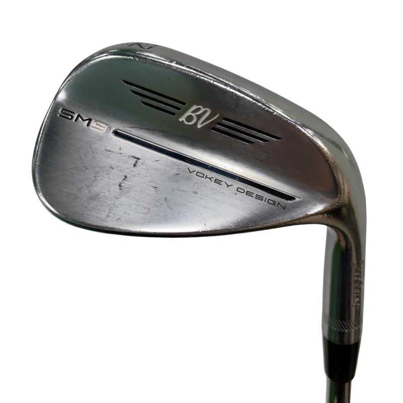 【中古】 タイトリスト VOKEY SPIN MILLED SM9 ツアークロム 52°/12°F ウェッジ WG BV 105 (フレックスその他) メンズ 男性用 右利き 右用 Cランク ゴルフクラブ