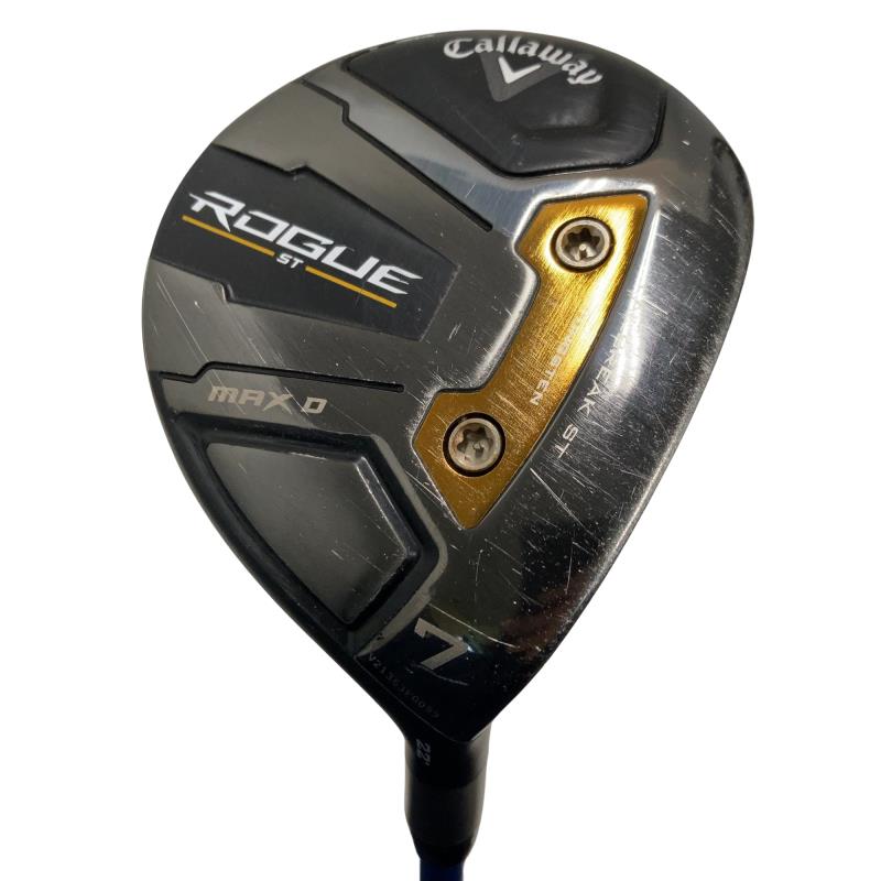【中古】 キャロウェイ ROGUE ST MAX D 7W フェアウェイウッド FW 純正特注シャフト (フレックスR) メンズ 男性用 右利き 右用 Cランク ゴルフクラブ
