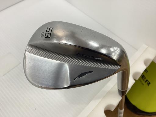 【中古】 フォーティーン RM-4 ニッケルクロムメッキ 58°/S ウェッジ WG TS-101w (フレックス余分の物) メンズ 成人男性用 右利き 右用 C位置づける ゴルフ野球クラブ