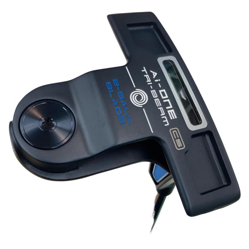 【中古】 オデッセイ Ai-ONE TRI-BEAM 2-BALL BLADE CS 33in パター PT STROKE LAB 90 スチール写真 (フレックス余分の物) メンズ 成人男性用 右利き 右用 B位置付ける ゴルフ野球クラブ クラブ-パター