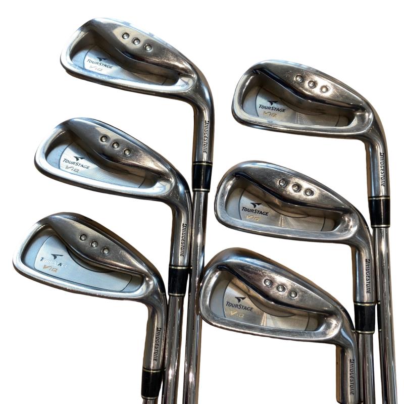 【中古】 ブリヂストン TOURSTAGE ViQ(2006) 6S アイアンセット IR NS PRO 900GH ウェイトフロー (フレックスS) メンズ 男性用 右利き 右用 Dランク ゴルフクラブ