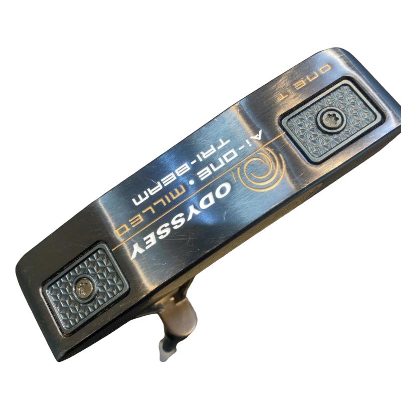 【中古】 オデッセイ Ai-ONE・MILLED TRI-BEAM ONE T 34in パター PT STROKE LAB 90 スチール写真 (フレックス余分の物) メンズ 成人男性用 右利き 右用 C位置づける ゴルフ野球クラブ
