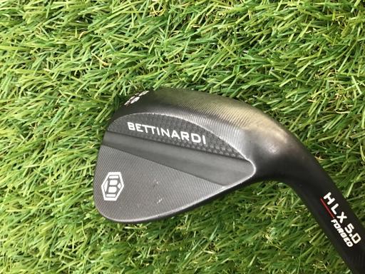 【中古】 ベティナルディ BETTINARDI HLX 5.0 FORGED グラファイトPVD 56°/12°C ウェッジ WG KBS Hi-REV 2.0 (フレックスS) メンズ 男性用 右利き 右用 Cランク ゴルフクラブ