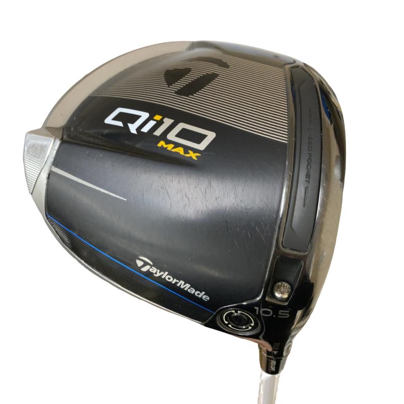 【中古】 テーラーメイド Qi10 MAX 10.5° ドライバー DR 純正特注シャフト (フレックスSR) メンズ 男性用 右利き 右用 Cランク ゴルフクラブ