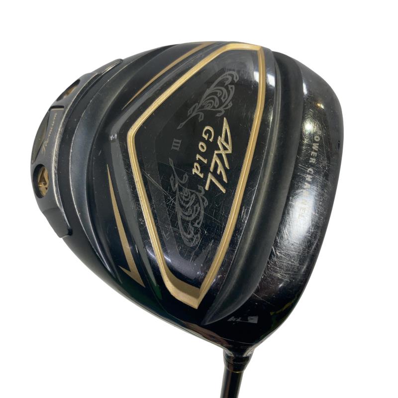 【中古】 つるや AXEL Gold Premium III 10.5° １番ウッド DR AXEL Gold Premium III(１番ウッド) (フレックスS) メンズ 成人男性用 右利き 右用 C序列付ける ゴルフ野球クラブ