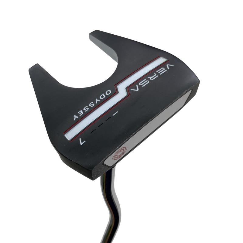 【中古】 オデッセイ VERSA #7 黒いこと(ホリゾンタル) 33in パター PT スチール写真 (フレックス余分の物) メンズ 成人男性用 右利き 右用 C位置づける ゴルフ野球クラブ