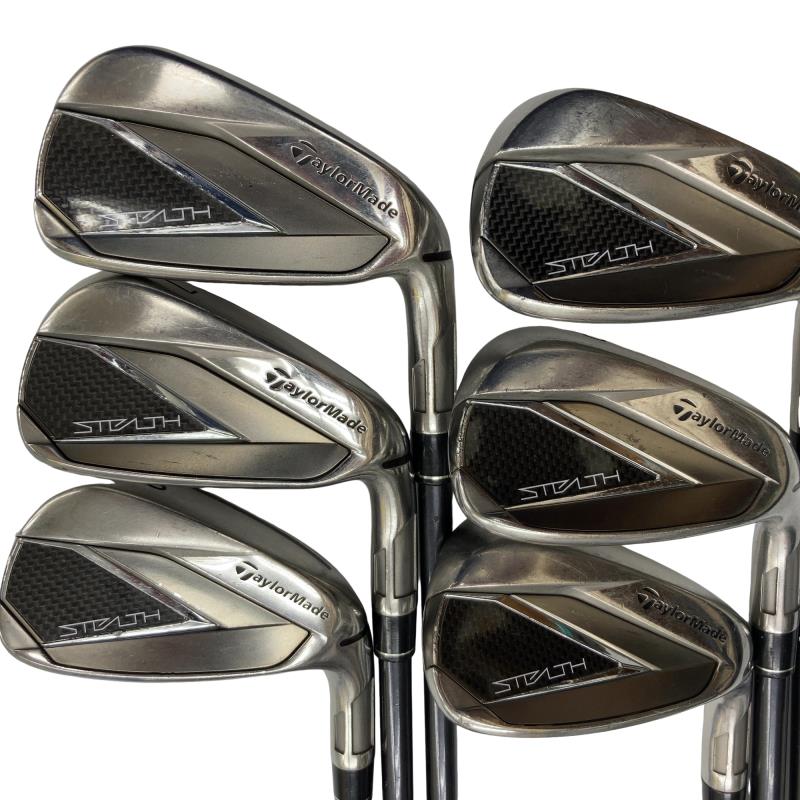 【中古】 テーラーメイド STEALTH 7S アイアンセット IR TENSEI RED TM60(STEALTH IR) (フレックスS) メンズ 男性用 右利き 右用 Cランク ゴルフクラブ