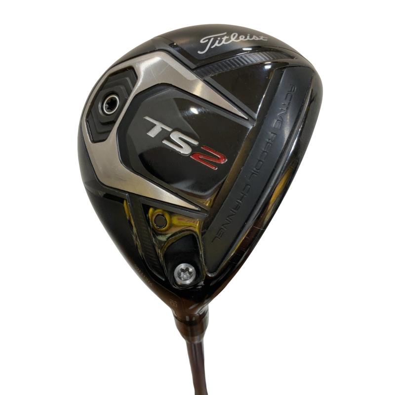 【中古】 タイトリスト TS2 18° フェアウェイウッド FW 純正特注シャフト (フレックスS) メンズ 男性用 右利き 右用 Cランク ゴルフクラブ