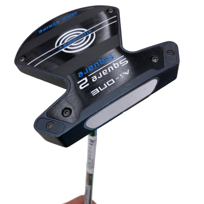 【中古】 オデッセイ Ai-ONE SQUARE 2 SQUARE MAX STRIPE 34インチ パター PT STROKE LAB 90 スチール (フレックスその他) メンズ 男性用 右利き 右用 Cランク ゴルフクラブ