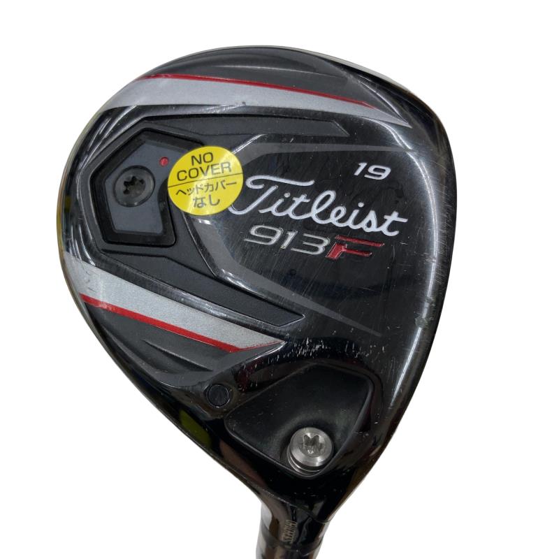 【中古】 タイトリスト 913 F 19° フェアウェイウッド FW 純然たる特注矢がら (フレックスS) メンズ 成人男性用 右利き 右用 C位置づける ゴルフ野球クラブ
