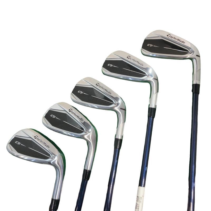 【中古】 テーラーメイド Qi 5S アイアンセット IR Diamana BLUE TM60(Qi IR) (フレックスS) メンズ 男性用 右利き 右用 Cランク ゴルフクラブ
