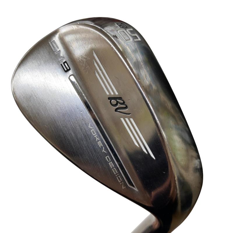 【中古】 タイトリスト VOKEY SPIN MILLED SM9 ブラッシュドスチール 50°/08°F ウェッジ WG Dynamic Gold (フレックスS) メンズ 男性用 右利き 右用 Cランク ゴルフクラブ