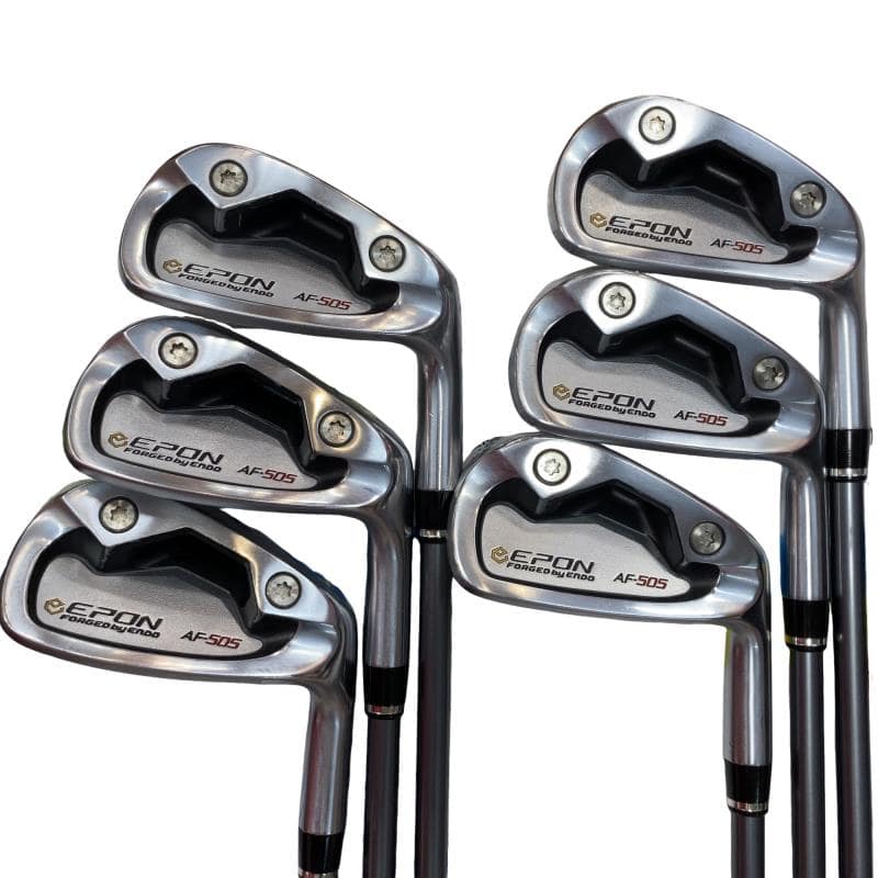 【中古】 エポンゴルフ株式会社 EPON AF-505 6S アイアン仕掛ける IR 完全無欠特注立て坑 (フレックスR) メンズ 成人男性用 右利き 右用 C価値づける ゴルフ野球クラブ
