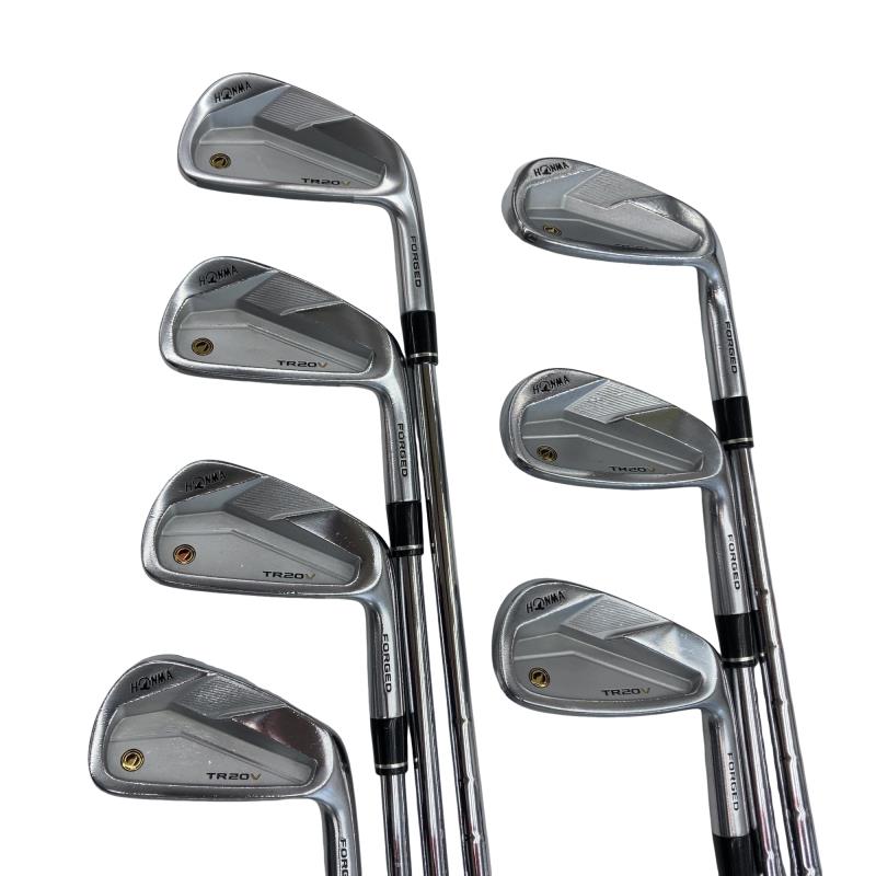 【中古】 本間ゴルフ TOUR WORLD TR20V 8S アイアンセット IR NS PRO MODUS3 FOR T//WORLD (フレックスS) メンズ 男性用 右利き 右用 Cランク ゴルフクラブ