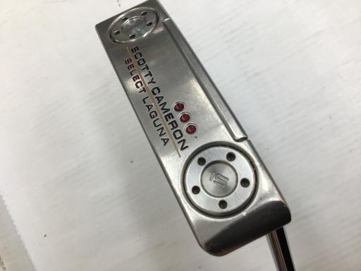 【中古】 タイトリスト SCOTTY CAMERON select LAGUNA(2018) 34in パター PT スチール写真 (フレックス余分の物) メンズ 成人男性用 右利き 右用 C序列付ける ゴルフ野球クラブ
