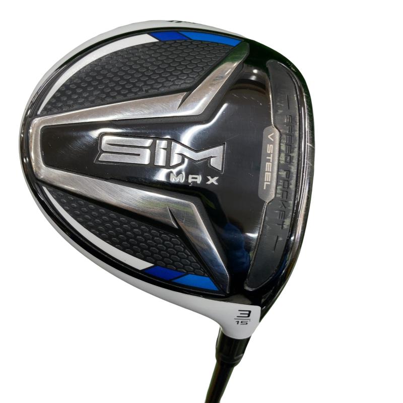 【中古】 テーラーメイド SIM MAX 3W フェアウェイウッド FW TENSEI BLUE TM50(FW) (フレックスS) メンズ 男性用 右利き 右用 Cランク ゴルフクラブ 14,049円