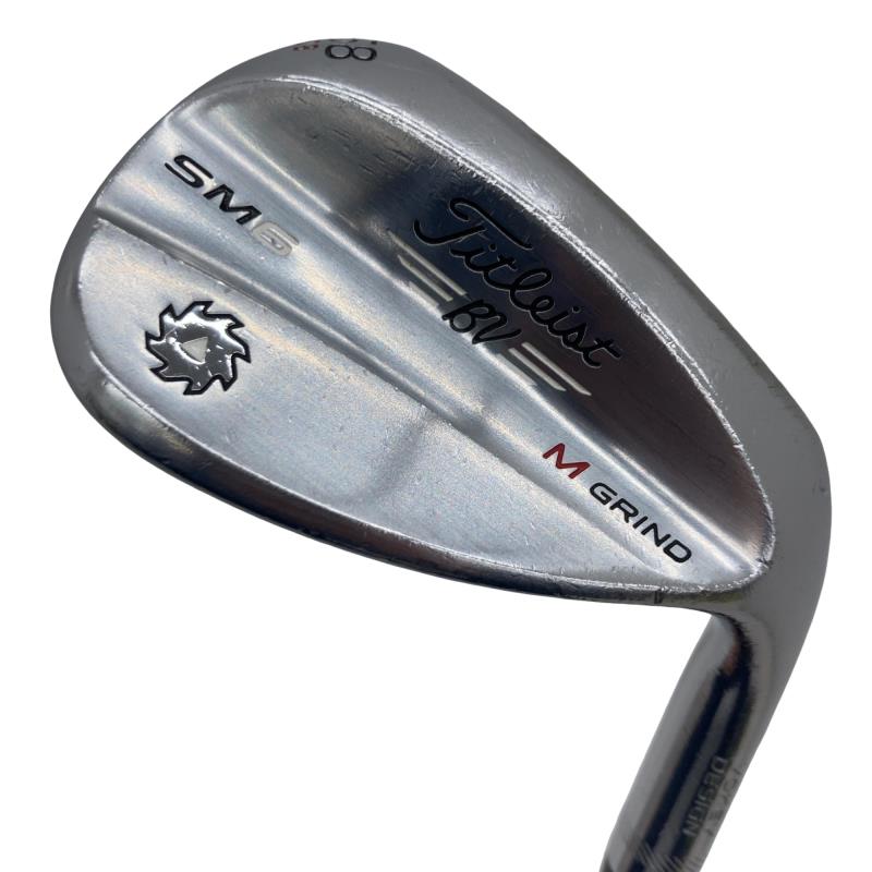 【中古】 タイトリスト VOKEY SPIN MILLED SM6 ツアークロム 58°/08°M ウェッジ WG NS PRO MODUS3 TOUR120 (フレックスS) メンズ 男性用 右利き 右用 Dランク ゴルフクラブ