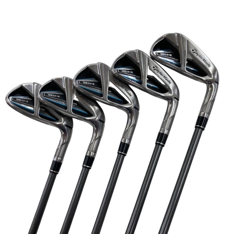 【中古】 仕立て屋御手伝いさん SIM MAX  5S アイアン仕掛ける IR TENSEI BLUE TM60(IR) (フレックスS) メンズ 成人男性用 右利き 右用 C序列付ける ゴルフ野球クラブ