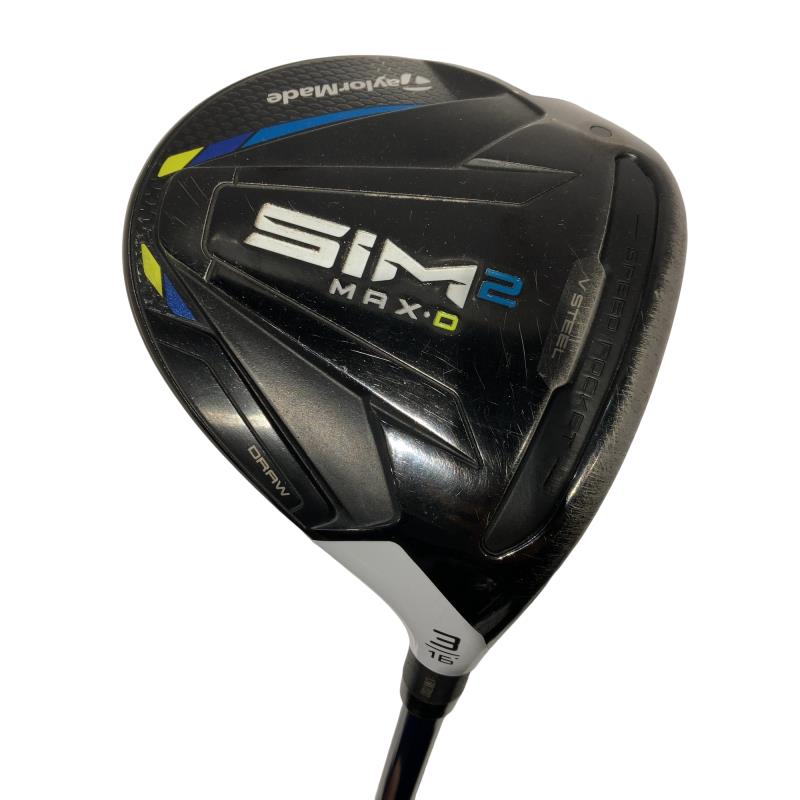 【中古】 テーラーメイド SIM2 MAX-D 3W フェアウェイウッド FW TENSEI BLUE TM50(SIM2 FW) (フレックスSR) メンズ 男性用 右利き 右用 Cランク ゴルフクラブ