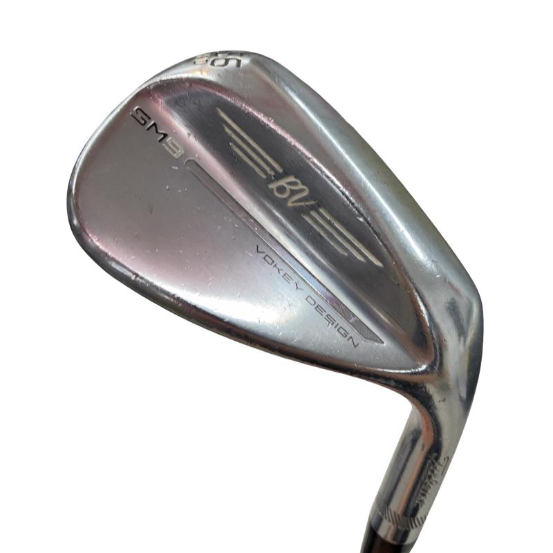 【中古】 タイトリスト VOKEY SPIN MILLED SM9 ツアークロム 56°/12°D ウェッジ WG Dynamic Gold (フレックスS) メンズ 男性用 右利き 右用 Dランク ゴルフクラブ