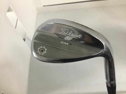 【中古】 タイトリスト VOKEY SPIN MILLED SM7 ツアークロム 58°/14°K ウェッジ WG 純正特注シャフト (フレックスS) メンズ 男性用 右利き 右用 Dランク ゴルフクラブ