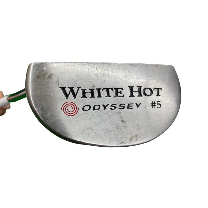【中古】 オデッセイ WHITE HOT #5 33インチ レフティ パター PT スチール (フレックスその他) メンズ 男性用 左利き レフティ 左用 Cランク ゴルフクラブ