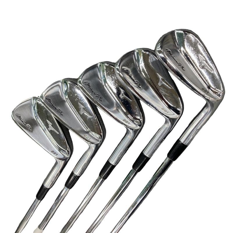 【中古】 ミズノ Mizuno Pro 221 6S アイアンセット IR 純正特注シャフト (フレックスR) メンズ 男性用 右利き 右用 Cランク ゴルフクラブ