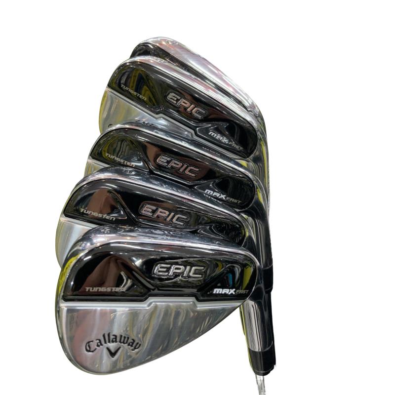 【中古】 キャロウェイ EPIC MAX FAST 5S アイアンセット IR NS PRO ZELOS 7 (フレックスS) メンズ 男性用 右利き 右用 Cランク ゴルフクラブ｜ゴルフパートナー 中古クラブ店 29,606円