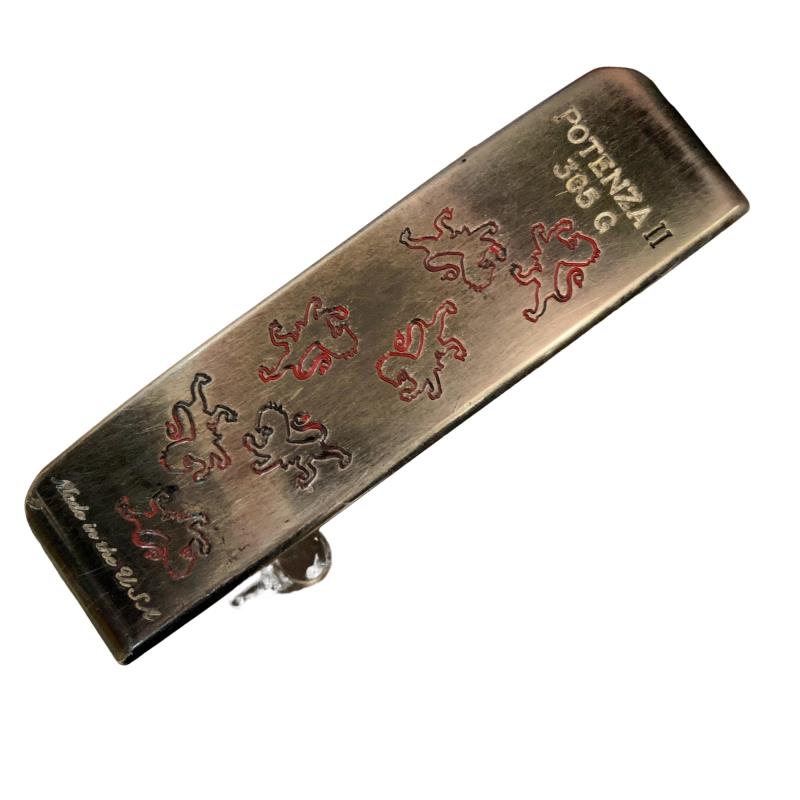 【中古】 Piretti Piretti POTENZA II 黒いこと(365g) 34in パター PT スチール写真 (フレックス余分の物) メンズ 成人男性用 右利き 右用 D序列付ける ゴルフ野球クラブ