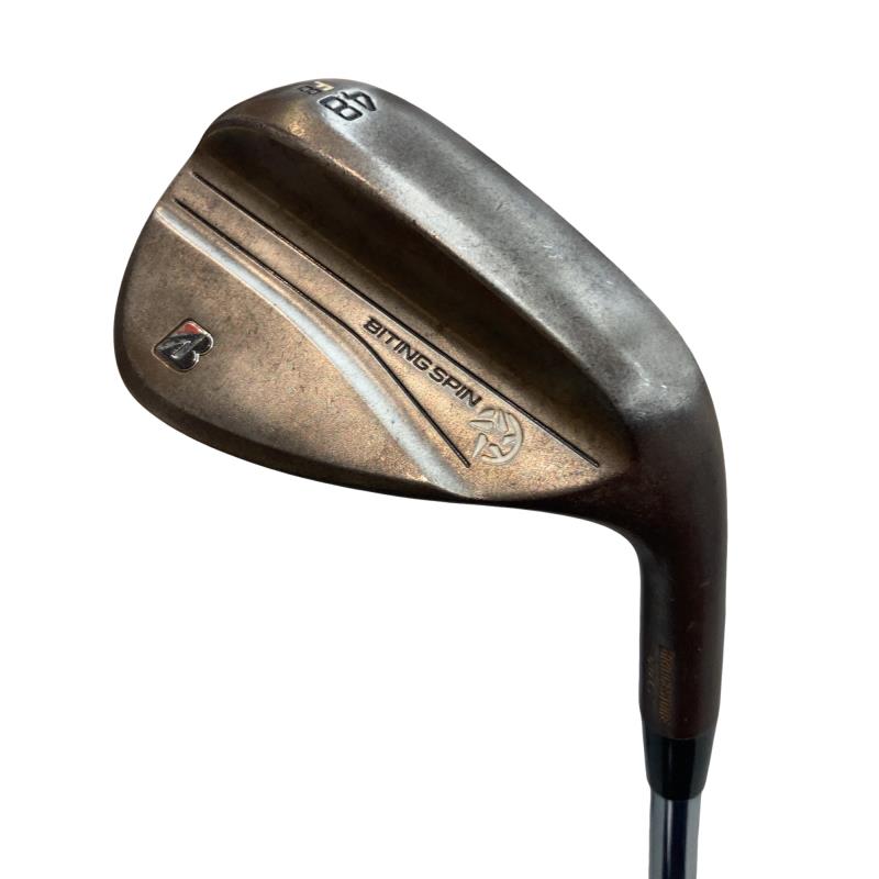 【中古】 ブリヂストン BRIDGESTONE BITING SPIN ノーメッキ 48°/08°F ウェッジ WG NS PRO MODUS3 TOUR105 (フレックスS) メンズ 男性用 右利き 右用 Cランク ゴルフクラブ