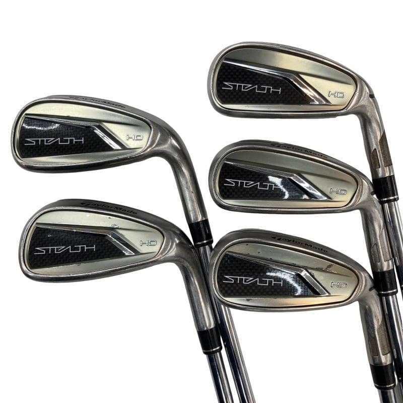【中古】 テーラーメイド STEALTH HD(2023) 5S アイアンセット IR KBS MAX MT80 JP (フレックスS) メンズ 男性用 右利き 右用 Cランク ゴルフクラブ
