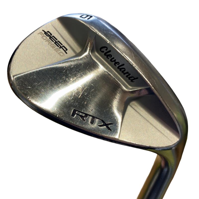 【中古】 クリーブランド Cleveland RTX DEEP FORGED 56°/12° MID ウェッジ WG Dynamic Gold (フレックスS) メンズ 男性用 右利き 右用 Cランク ゴルフクラブ