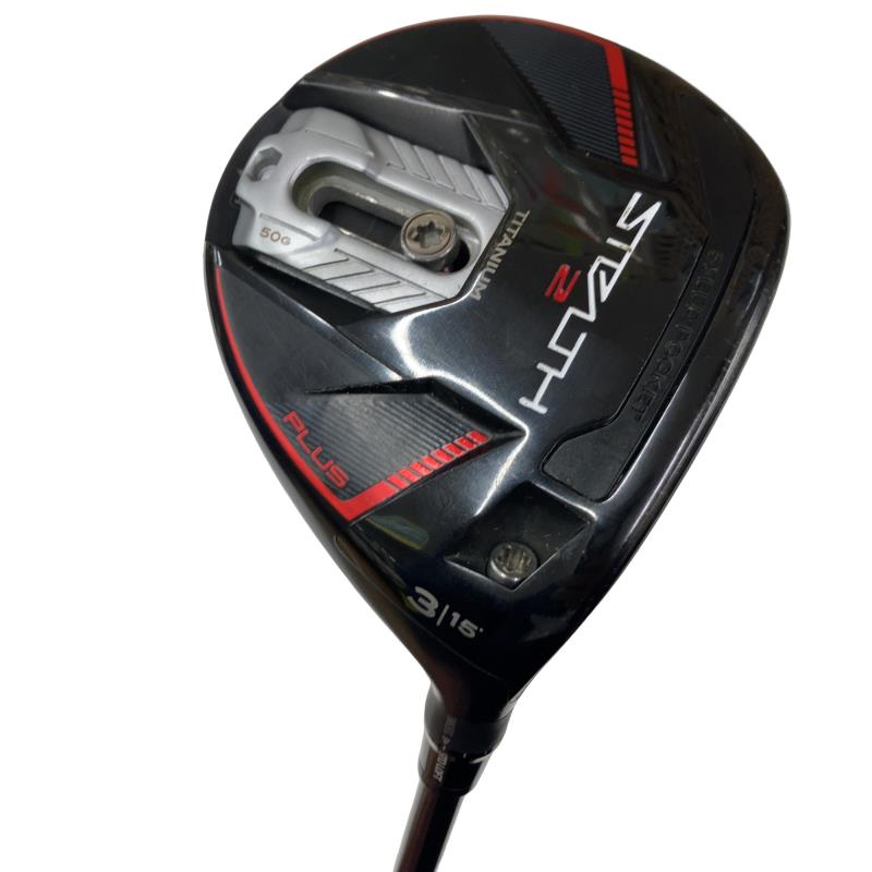【中古】 テーラーメイド STEALTH2 PLUS 3W フェアウェイウッド FW Diamana TM50(FW) (フレックスS) メンズ 男性用 右利き 右用 Cランク ゴルフクラブ