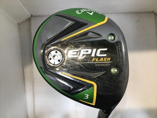 【中古】 キャロウェイ EPIC FLASH STAR 3W フェアウェイウッド FW 純正特注シャフト (フレックスS) メンズ 男性用 右利き 右用 Cランク ゴルフクラブ|ゴルフパートナー 中古クラブ店