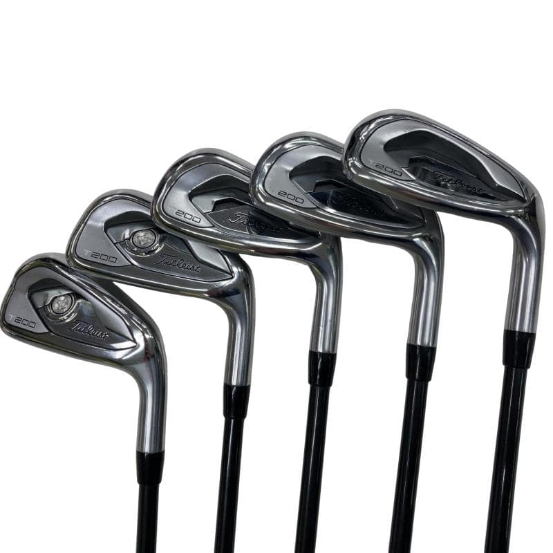 【中古】 タイトリスト Titleist T200 5S アイアンセット IR 純正特注シャフト (フレックスR) メンズ 男性用 右利き 右用 Cランク ゴルフクラブ