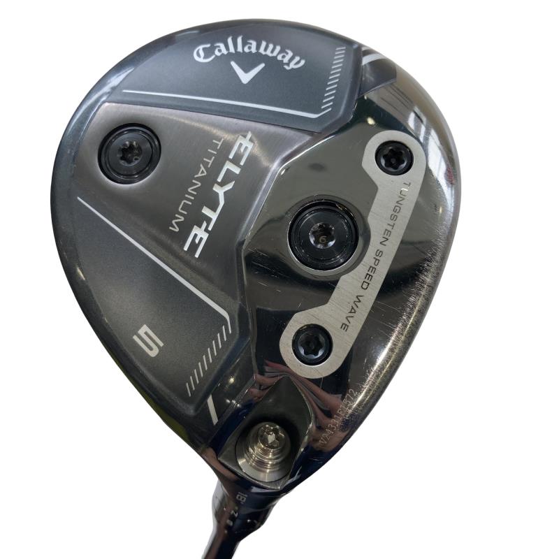 【中古】 キャロウェイ ELYTE TITANIUM 5W フェアウェイウッド FW 純正特注シャフト (フレックスSR) メンズ 男性用 右利き 右用 Cランク ゴルフクラブ｜ゴルフパートナー 中古クラブ店