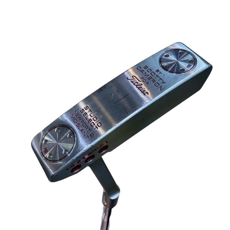 【中古】 タイトリスト SCOTTY CAMERON STUDIO SELECT NEWPORT 2 MS 34インチ(15g) パター PT スチール (フレックスその他) メンズ 男性用 右利き 右用 Cランク ゴルフクラブ｜ゴルフパートナー 中古クラブ店