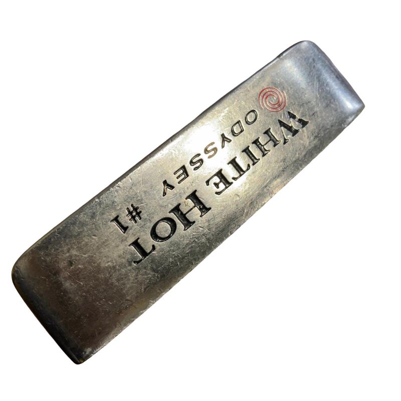 【中古】 オデッセイ WHITE HOT #1 35in パター PT スチール写真 (フレックス余分の物) メンズ 成人男性用 右利き 右用 C位置づける ゴルフ野球クラブ