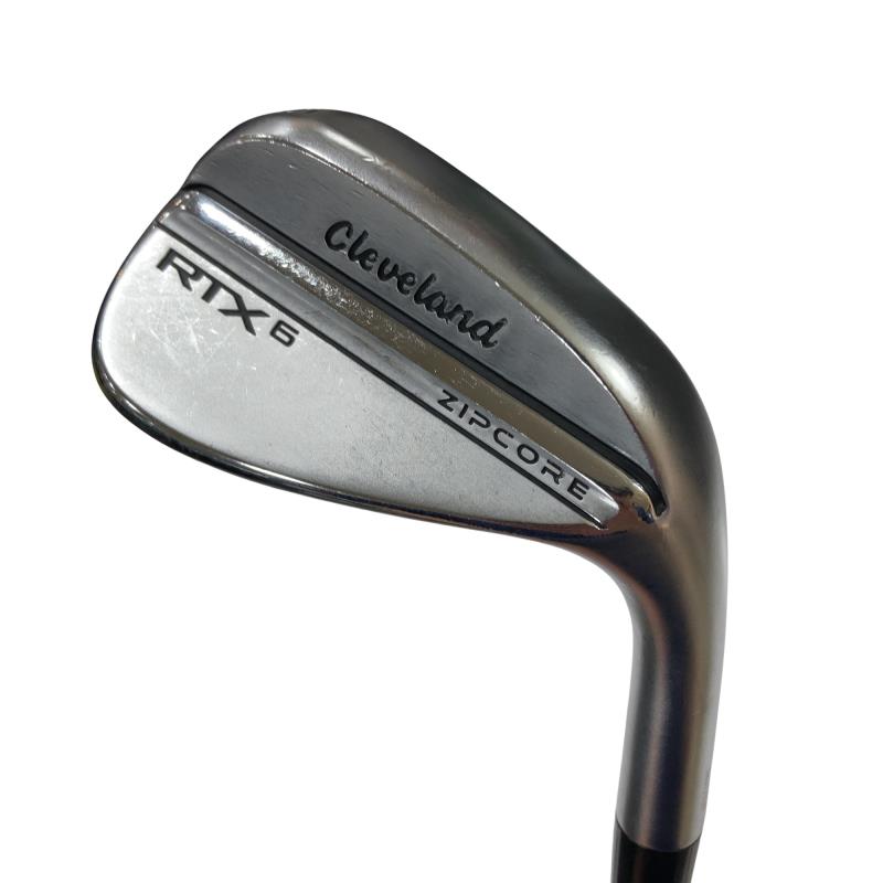 【中古】 クリーブランド Cleveland RTX-6 ZIPCORE ツアーサテン 46°/10° MID ウェッジ WG 純正特注シャフト (フレックスS) メンズ 男性用 右利き 右用 Bランク ゴルフクラブ