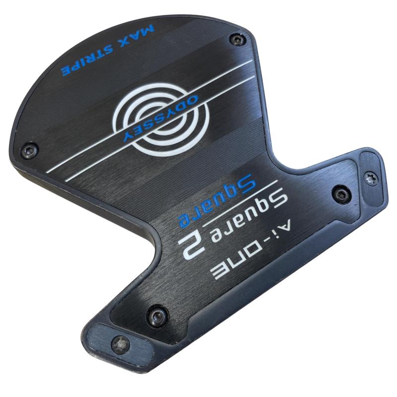 【中古】 オデッセイ Ai-ONE SQUARE 2 SQUARE MAX STRIPE 33in パター PT STROKE LAB 90 スチール写真 (フレックス余分の物) メンズ 成人男性用 右利き 右用 C序列付ける ゴルフ野球クラブ