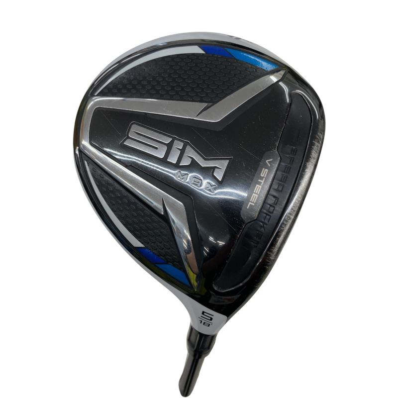【中古】 テーラーメイド SIM MAX 5W フェアウェイウッド FW TENSEI BLUE TM50(FW) (フレックスR) メンズ 男性用 右利き 右用 Cランク ゴルフクラブ