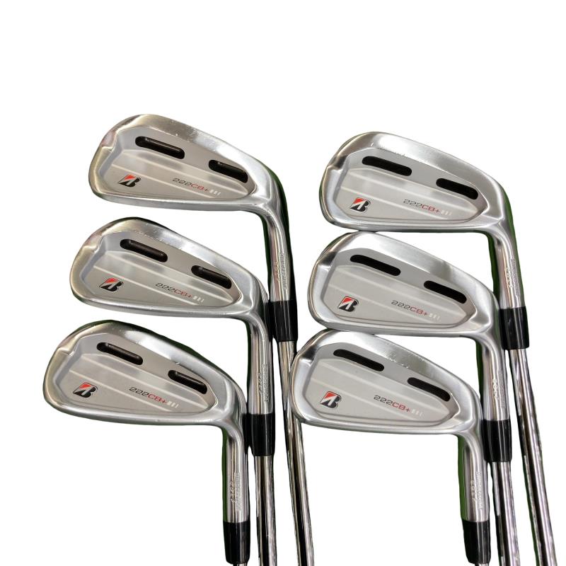 【中古】 ブリヂストン BRIDGESTONE 222CB+ 6S アイアン仕掛ける IR 完全無欠特注立て坑 (フレックスS) メンズ 成人男性用 右利き 右用 C価値づける ゴルフ野球クラブ