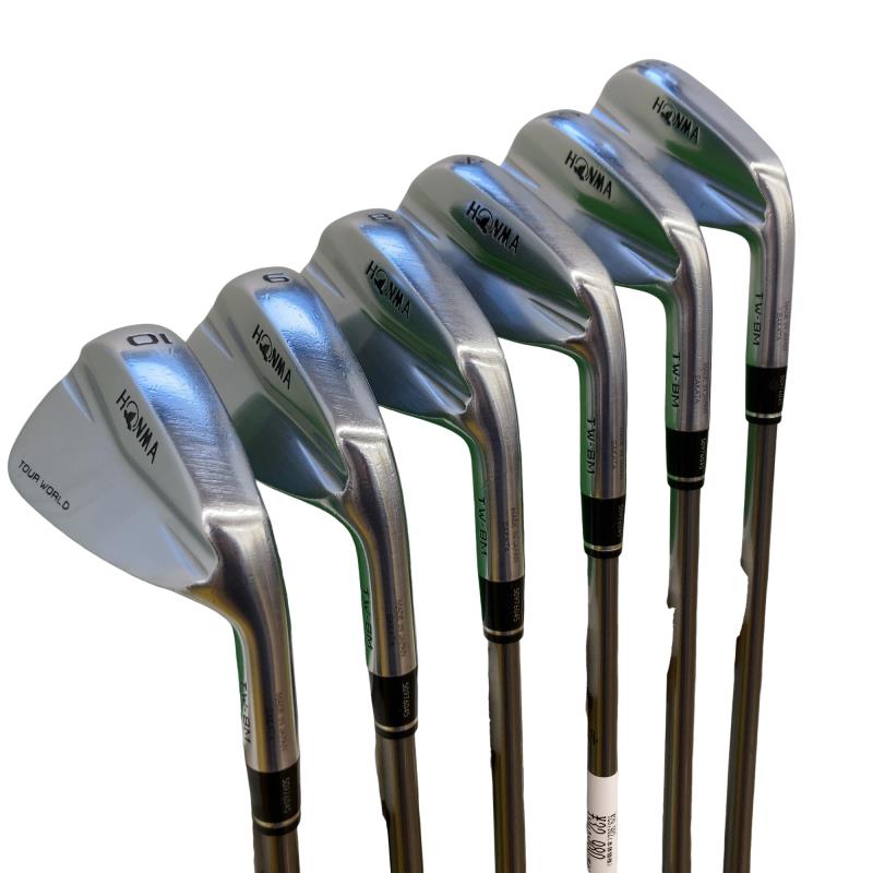 【中古】 本間ゴルフ TOUR WORLD TW-BM 6S アイアンセット IR VIZARD IB85 (フレックスSR) メンズ 男性用 右利き 右用 Cランク ゴルフクラブ
