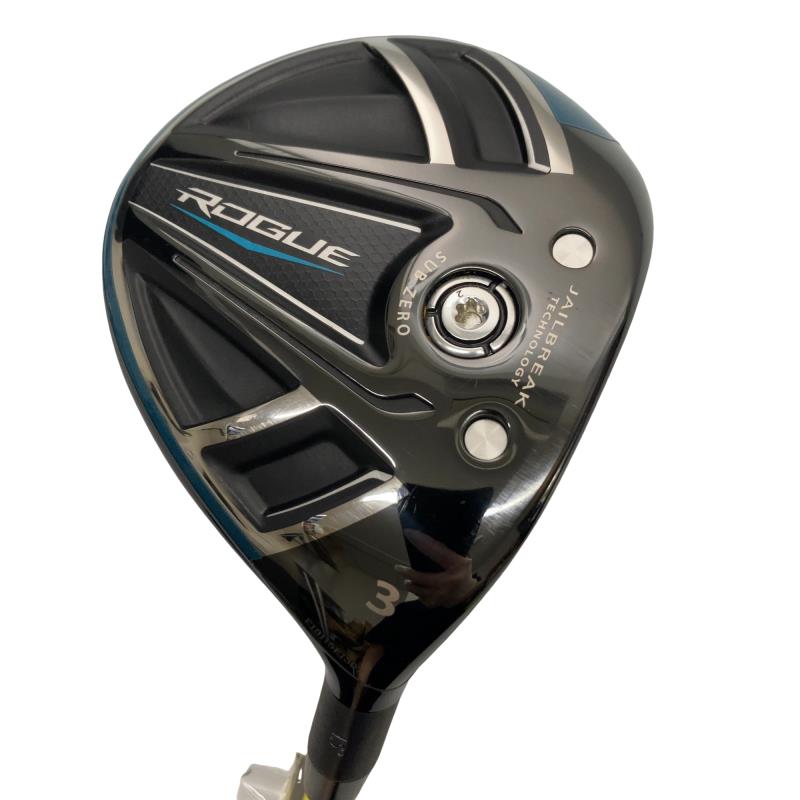 【中古】 キャロウェイ ROGUE SUBZERO 3W USA フェアウェイウッド FW リシャフト (フレックス余分の物) メンズ 成人男性用 右利き 右用 C価値づける ゴルフ野球クラブ