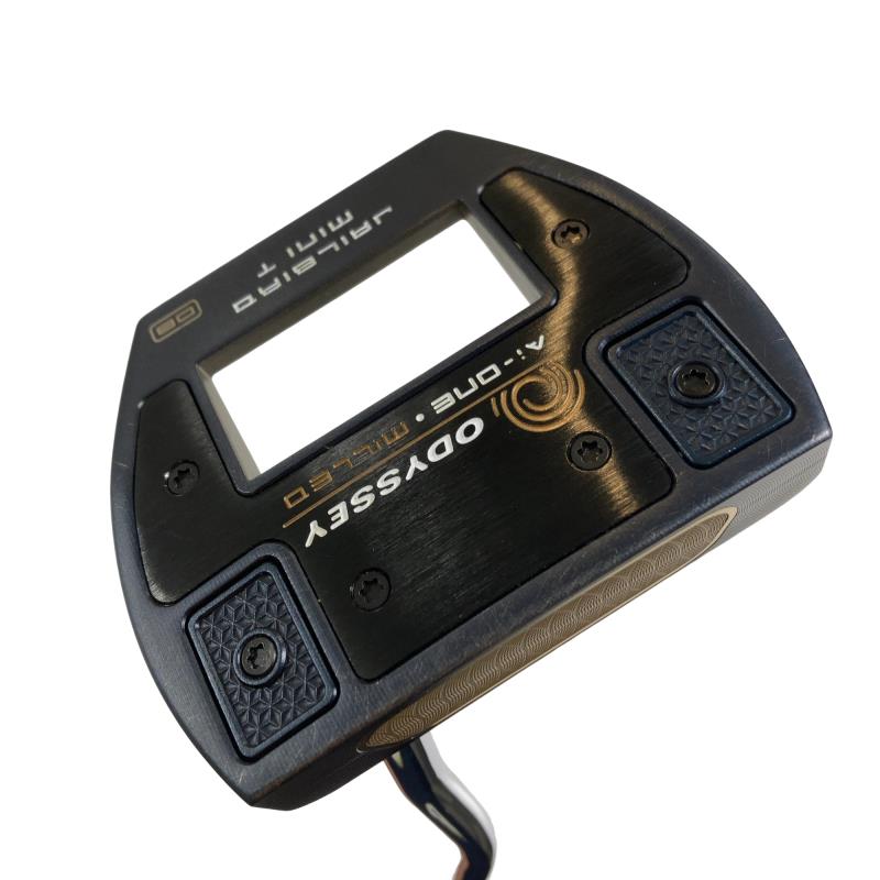 【中古】 オデッセイ Ai-ONE・MILLED JAILBIRD MINI T DB 34in パター PT STROKE LAB 90 スチール写真 (フレックス余分の物) メンズ 成人男性用 右利き 右用 C位置づける ゴルフ野球クラブ