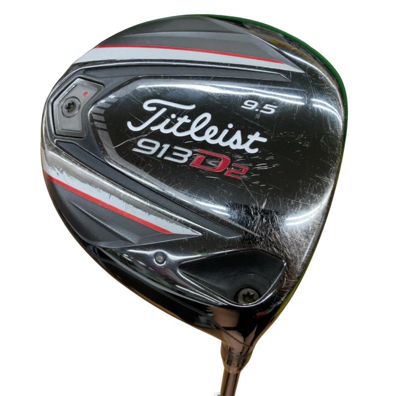 【中古】 タイトリスト 913 D2  9.5° １番ウッド DR リシャフト (フレックス余分の物) メンズ 成人男性用 右利き 右用 C序列付ける ゴルフ野球クラブ